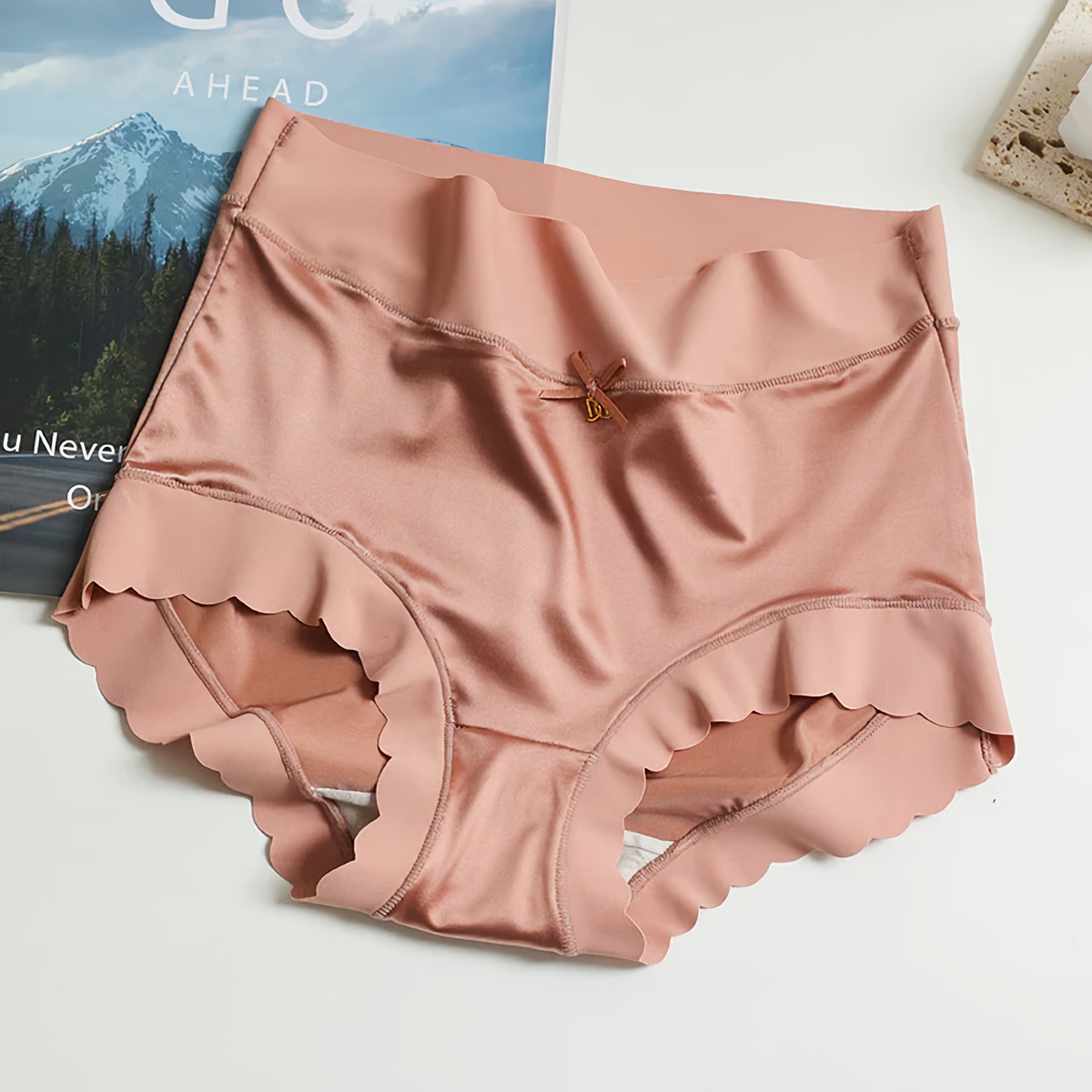 5er-Pack nahtlose weiche Satin-Slips