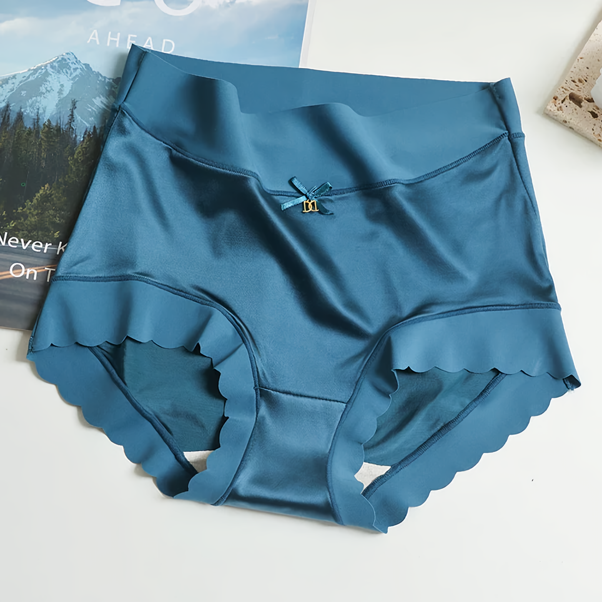 5er-Pack nahtlose weiche Satin-Slips