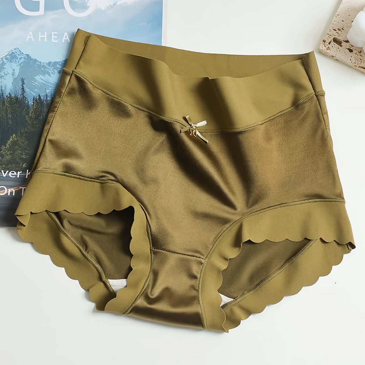 5er-Pack nahtlose weiche Satin-Slips