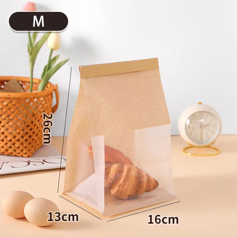 50-teiliges Lebensmittel-Verpackungsset mit Sichtfenster