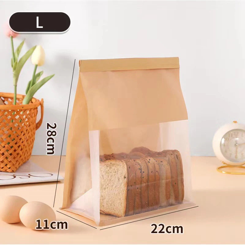 50-teiliges Lebensmittel-Verpackungsset mit Sichtfenster