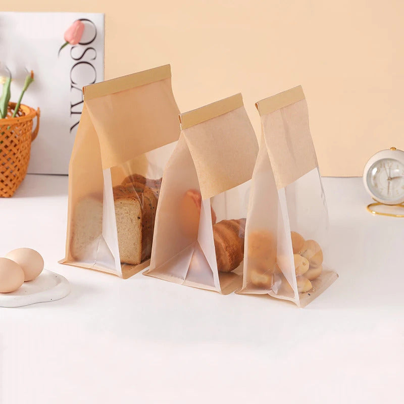 50-teiliges Lebensmittel-Verpackungsset mit Sichtfenster