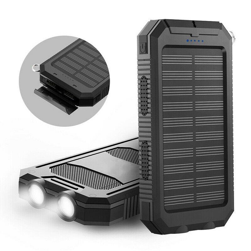 500000 mAh wasserdichte Solar-Powerbank - Doppel-USB