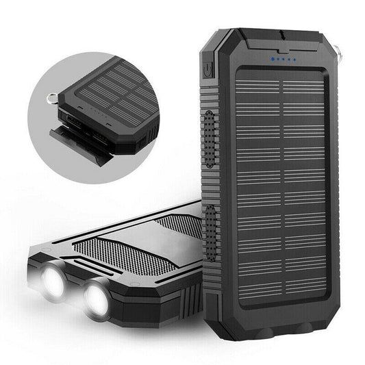 500000 mAh wasserdichte Solar-Powerbank - Doppel-USB