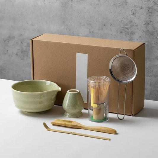 6-teiliges Matcha-Teeset für die authentische japanische Teezubereitung