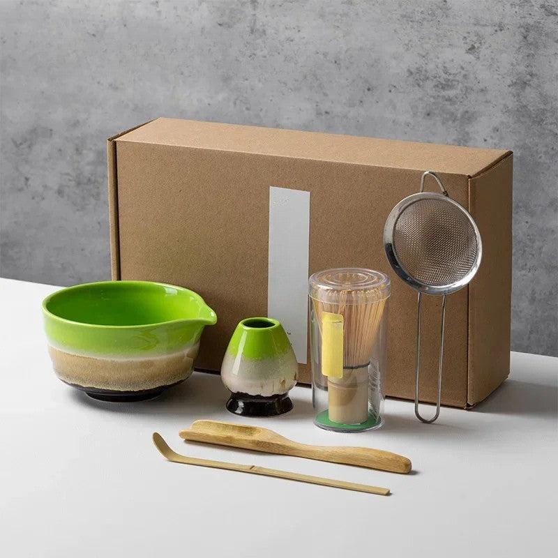 6-teiliges Matcha-Teeset für die authentische japanische Teezubereitung
