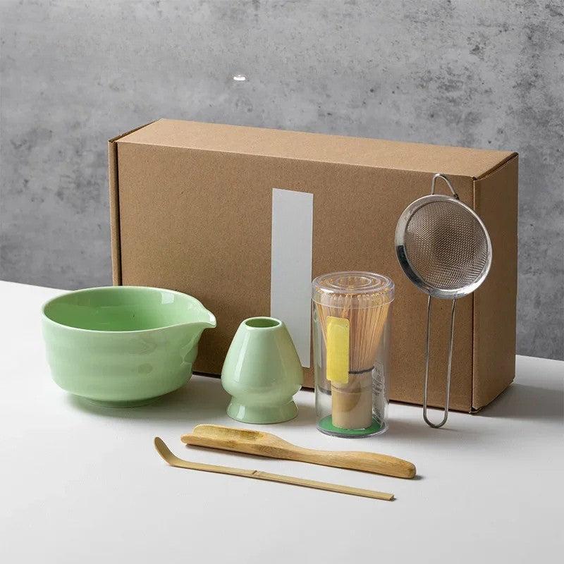 6-teiliges Matcha-Teeset für die authentische japanische Teezubereitung