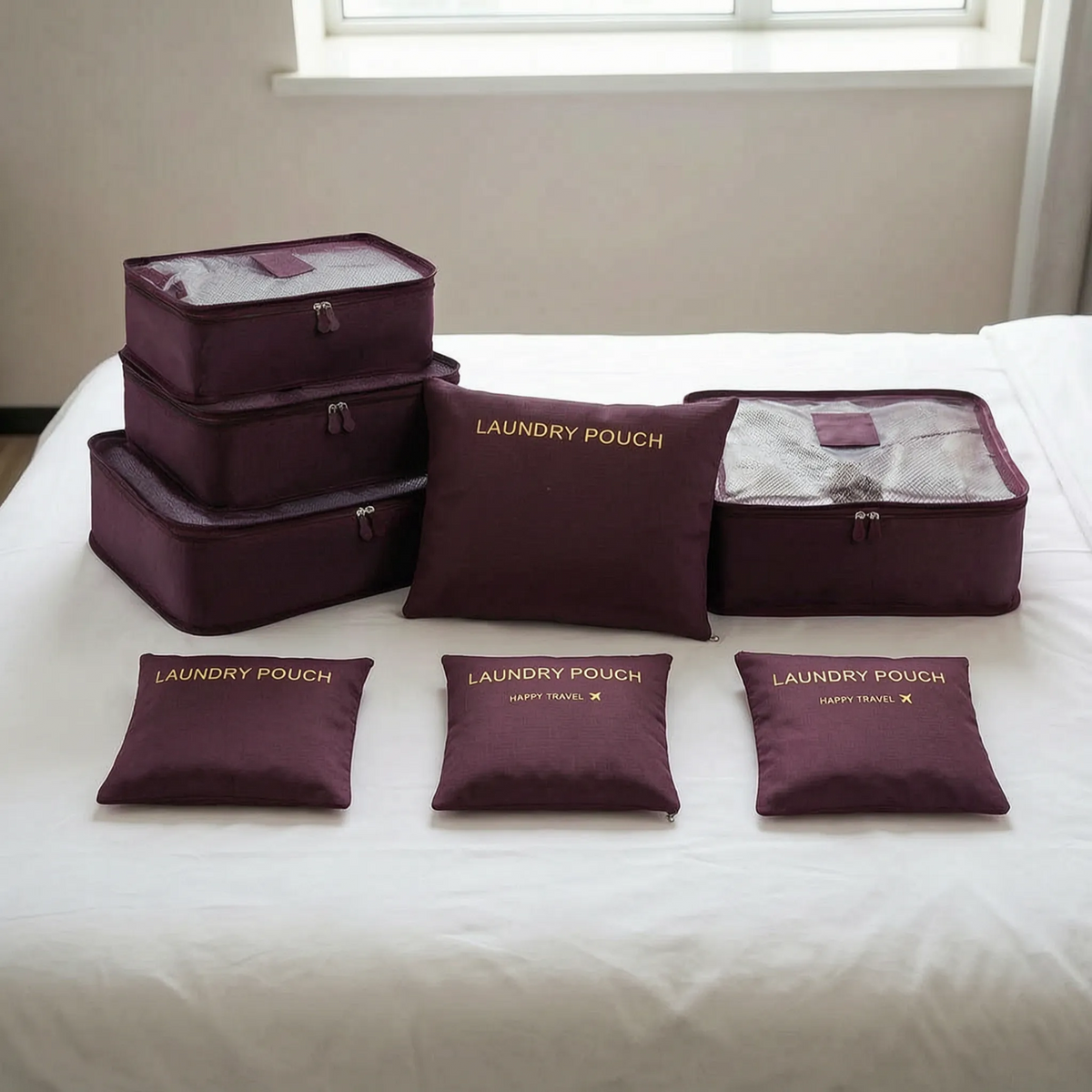 6-teiliges Reise-Organizer-Set