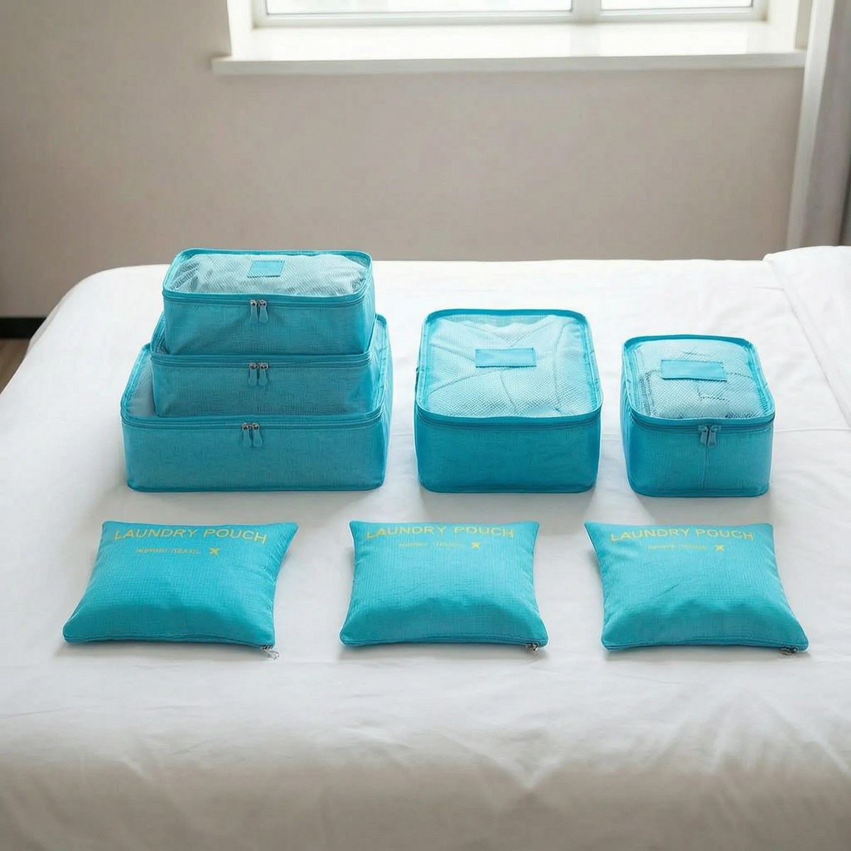 6-teiliges Reise-Organizer-Set