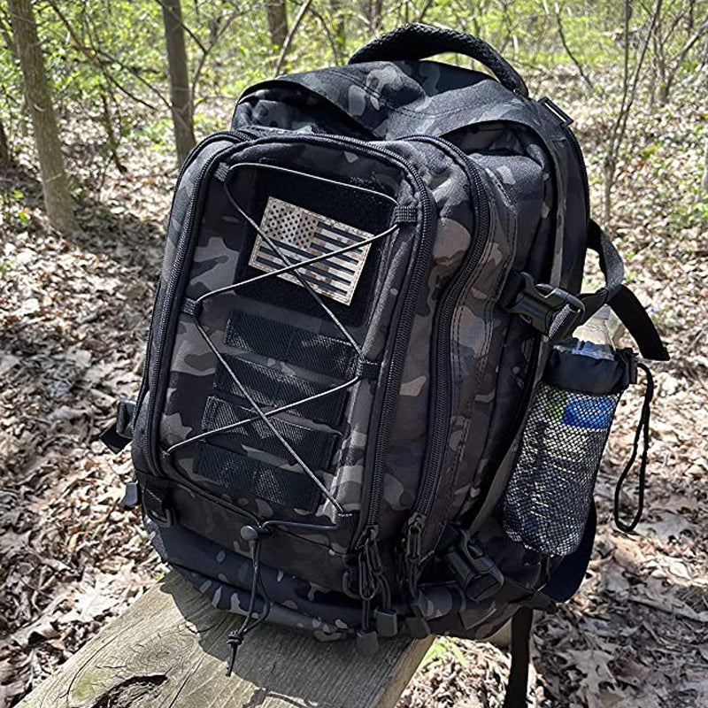 Erweiterbarer taktischer 60-Liter-Rucksack für Outdoor-Reisen