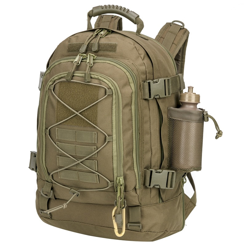 Erweiterbarer taktischer 60-Liter-Rucksack für Outdoor-Reisen