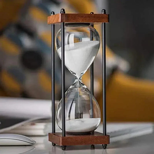 60-Minuten-Sanduhr – elegante Sanduhr für Zeitmanagement und Dekoration