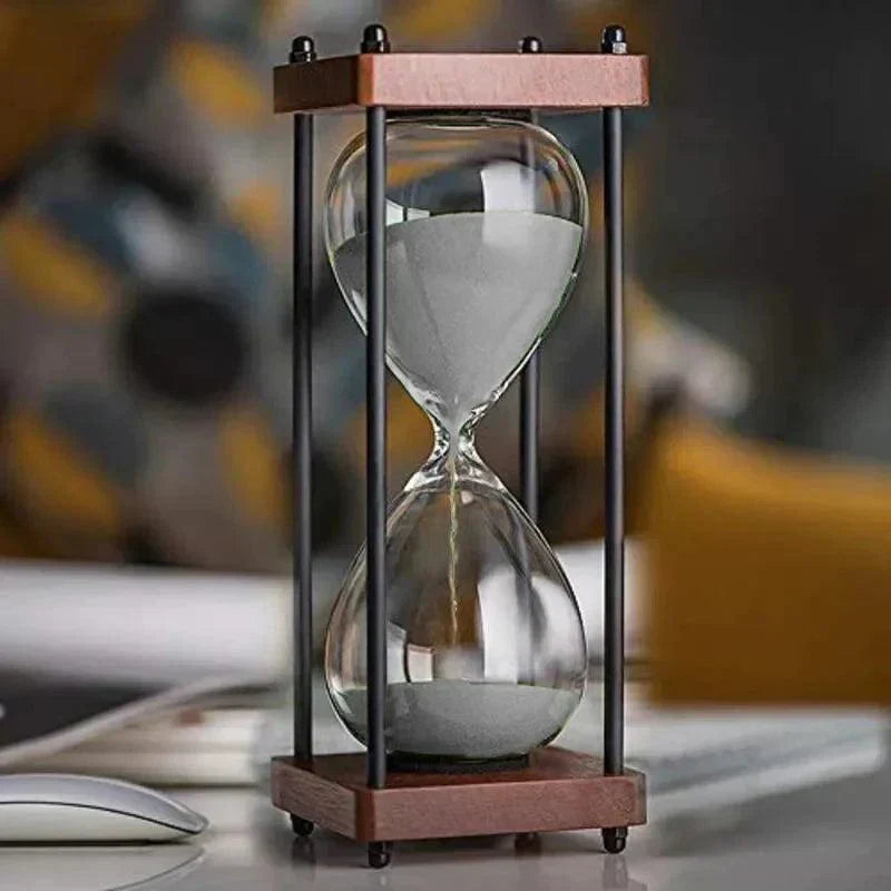 60-Minuten-Sanduhr – elegante Sanduhr für Zeitmanagement und Dekoration