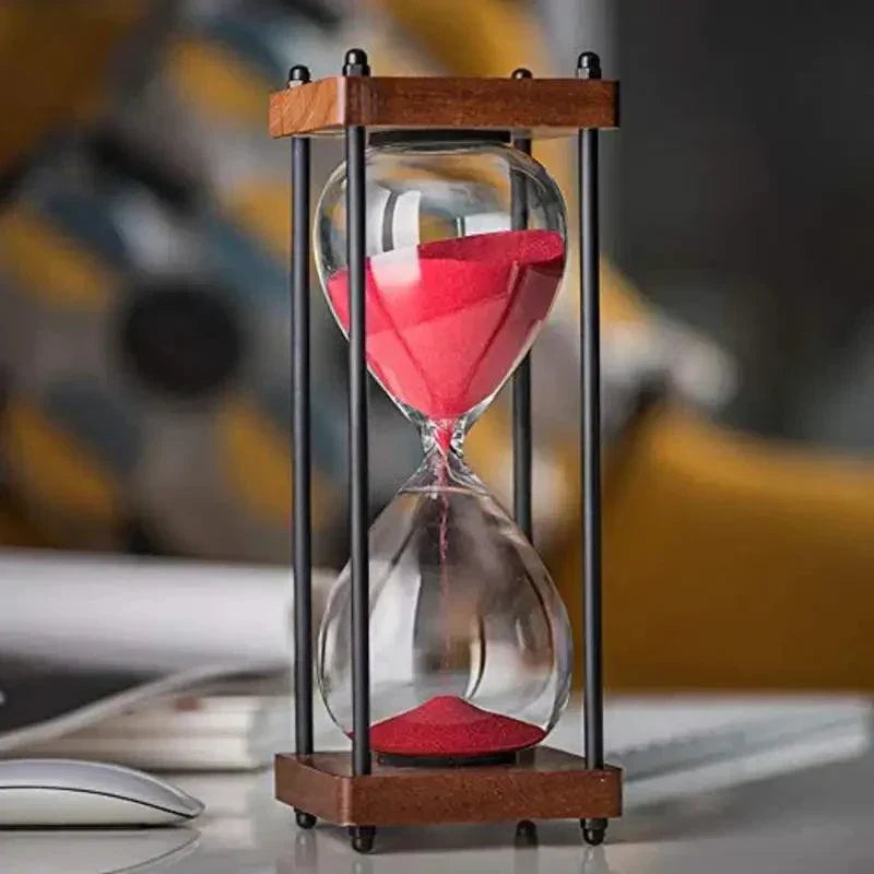 60-Minuten-Sanduhr – elegante Sanduhr für Zeitmanagement und Dekoration