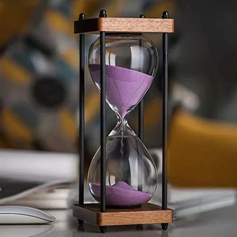 60-Minuten-Sanduhr – elegante Sanduhr für Zeitmanagement und Dekoration