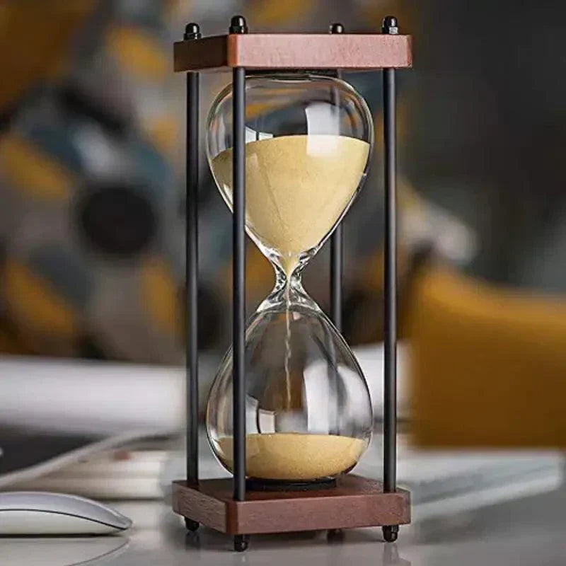 60-Minuten-Sanduhr – elegante Sanduhr für Zeitmanagement und Dekoration