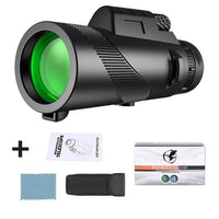 80X100 HD Monokulares Zoom-Fernrohr: Leistungsstark und tragbar für Jagd, Camping und Outdoor-Reisen