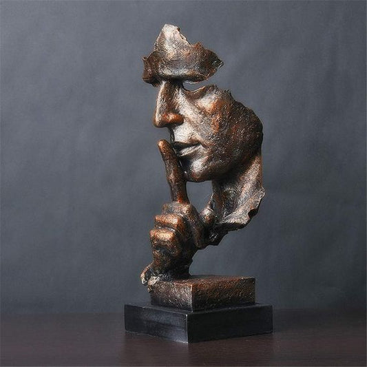 Abstrakte Skulptur Stille für ruhige Innenräume