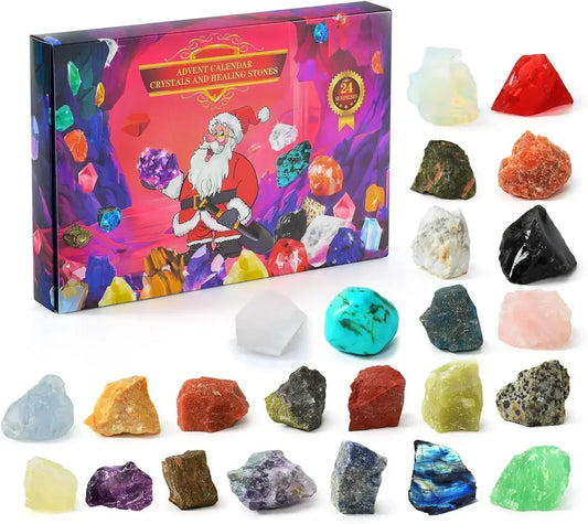 Adventskalender – 24 natürliche Kristallschätze