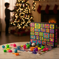 Adventskalender mit Fidget-Spielzeugen für Kinder
