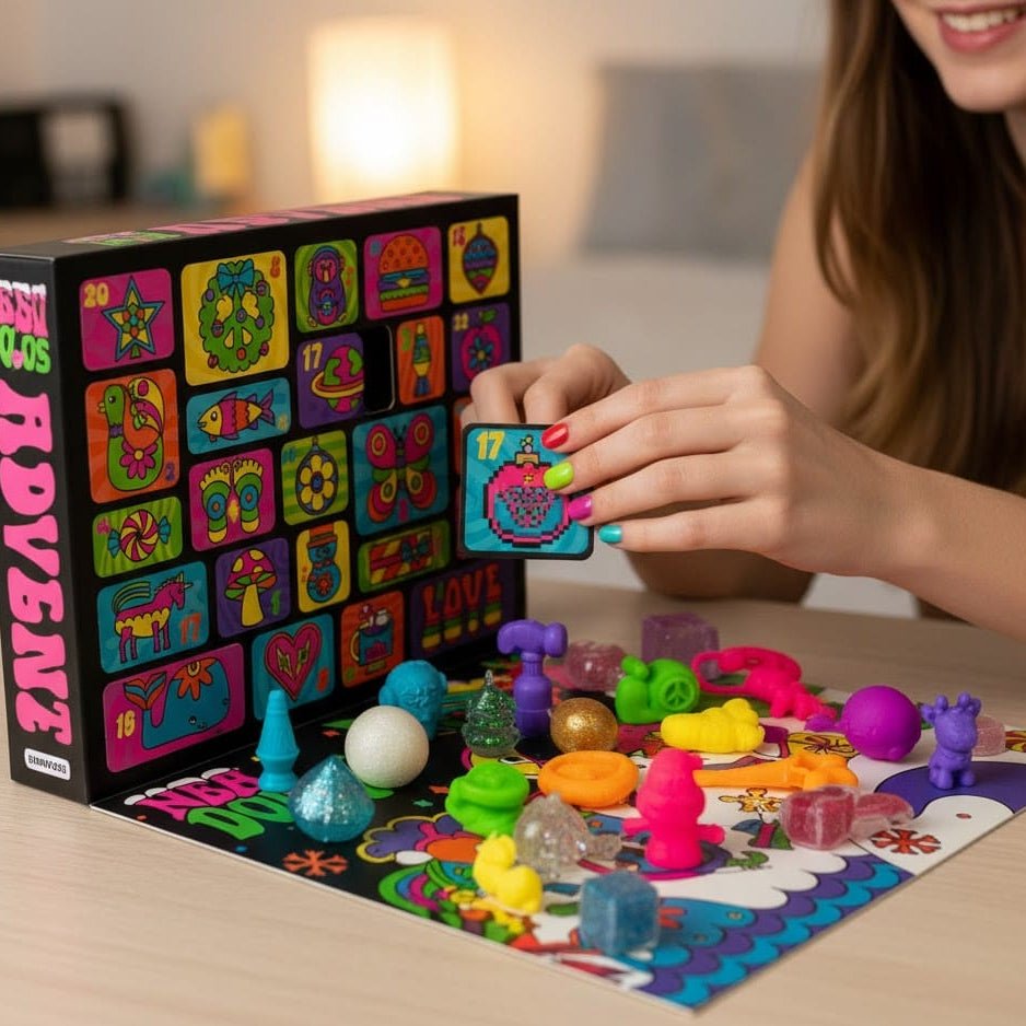 Adventskalender mit Fidget-Spielzeugen für Kinder