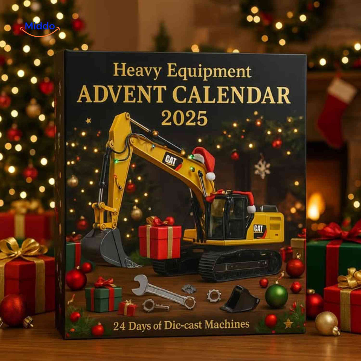 Adventskalender – Baustellenfahrzeuge, 24 Überraschungen Spielerlebnis