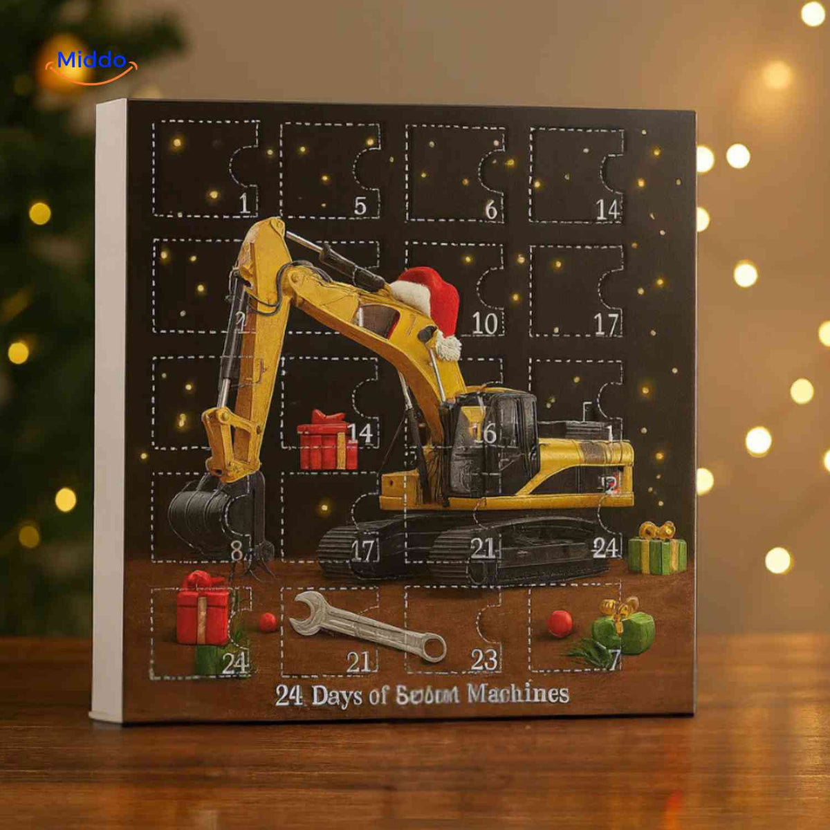 Adventskalender – Baustellenfahrzeuge, 24 Überraschungen Spielerlebnis