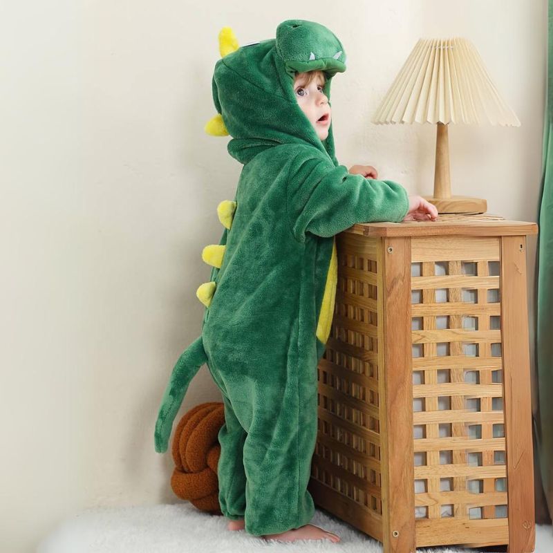 Baby-Strampler mit Tiermotiven – Weicher Komfort mit Reissverschluss