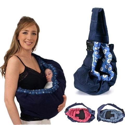 Verstellbares Babytragetuch – bequem für Neugeborene mit Haltegurt, ideal für Babys bis zu 9 kg