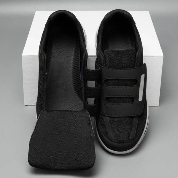 Verstellbare Klettschuhe in extra breiter, atmungsaktiver und bequemer Ausführung für geschwollene Füsse