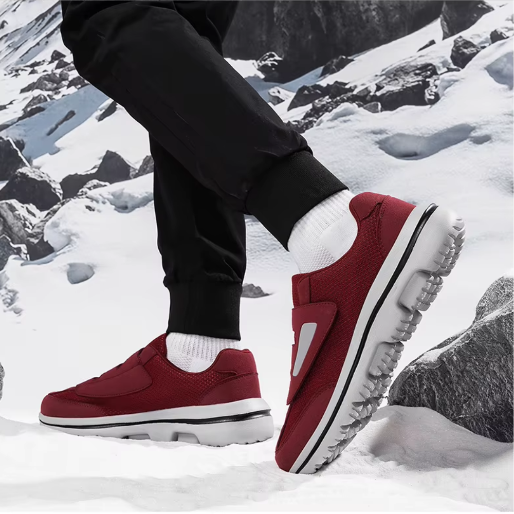 Verstellbare Klettschuhe in extra breiter, atmungsaktiver und bequemer Ausführung für geschwollene Füsse