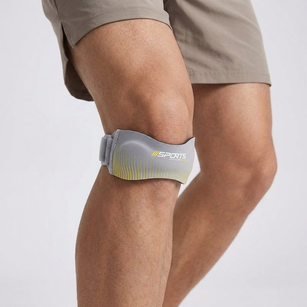 Verstellbare Kniebandage mit Kniegurt