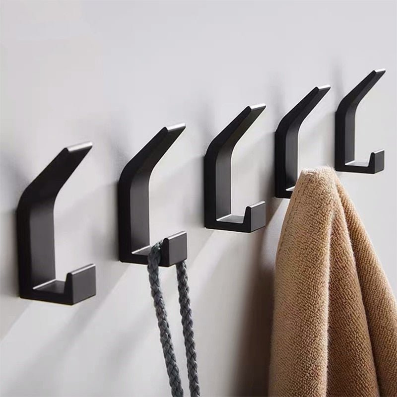 Aluminium-Wandhaken in Schwarz/Weiss – Moderne dekorative Mantelhaken