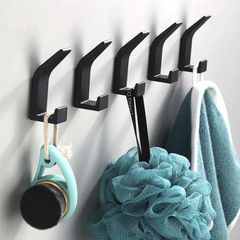 Aluminium-Wandhaken in Schwarz/Weiss – Moderne dekorative Mantelhaken