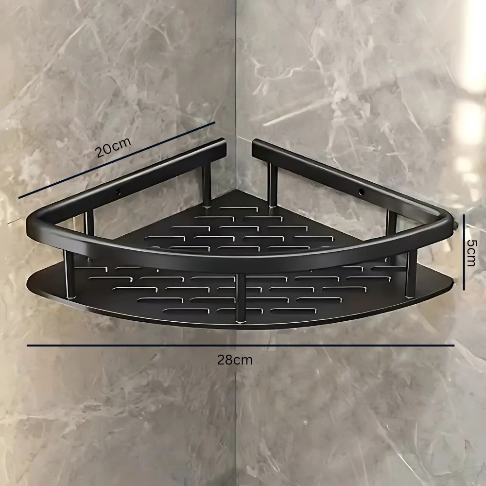 Aluminium-Duschregal - Selbstklebend | Rostfrei | Stilvoll
