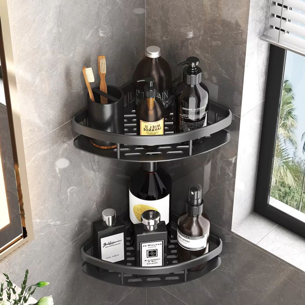 Aluminium-Duschregal - Selbstklebend | Rostfrei | Stilvoll