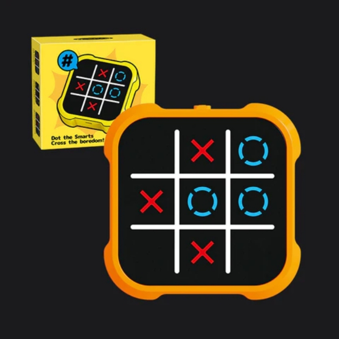 Tic-Tac-Toe-Spiel - Elektronisches Spiel mit Licht und Spielmodi