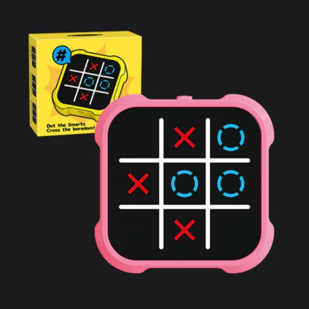 Tic-Tac-Toe-Spiel - Elektronisches Spiel mit Licht und Spielmodi