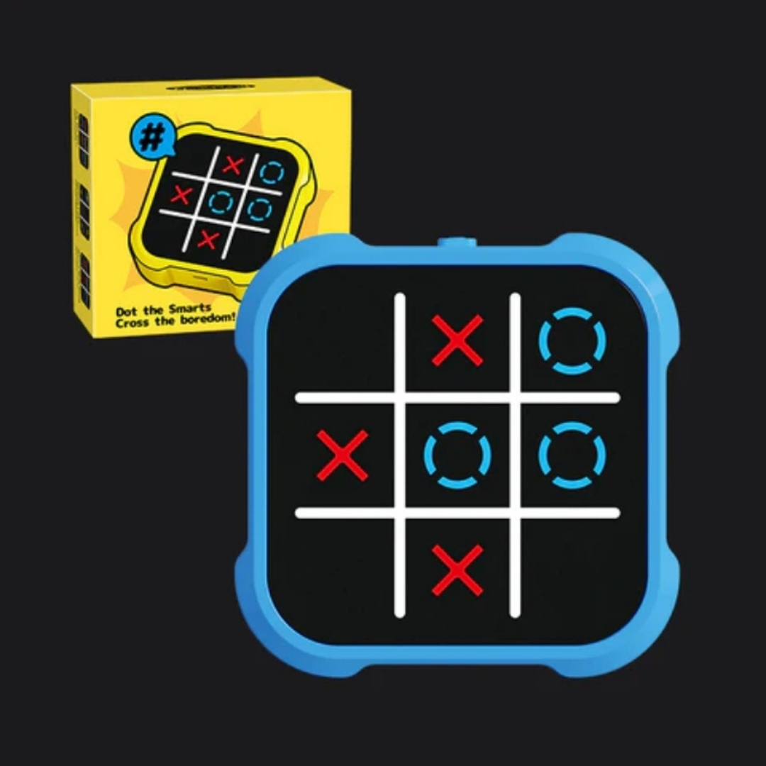 Tic-Tac-Toe-Spiel - Elektronisches Spiel mit Licht und Spielmodi