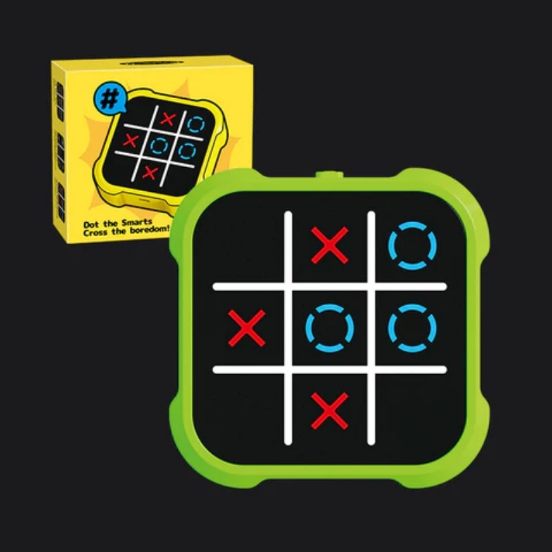 Tic-Tac-Toe-Spiel - Elektronisches Spiel mit Licht und Spielmodi