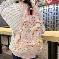Süsser gepunkteter Rucksack
