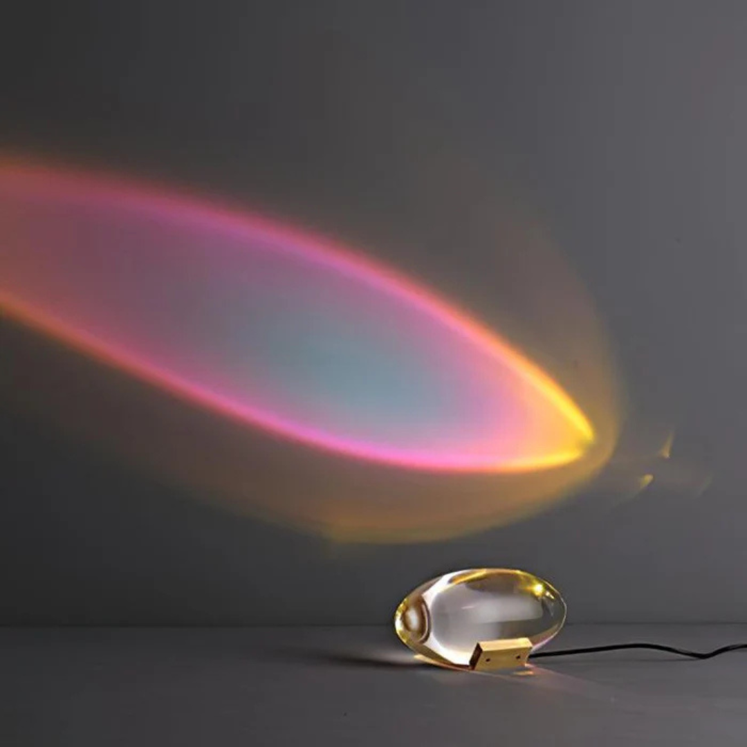 Tischlampe – Design-Lichtprojektion mit stimmungsvollem Effekt