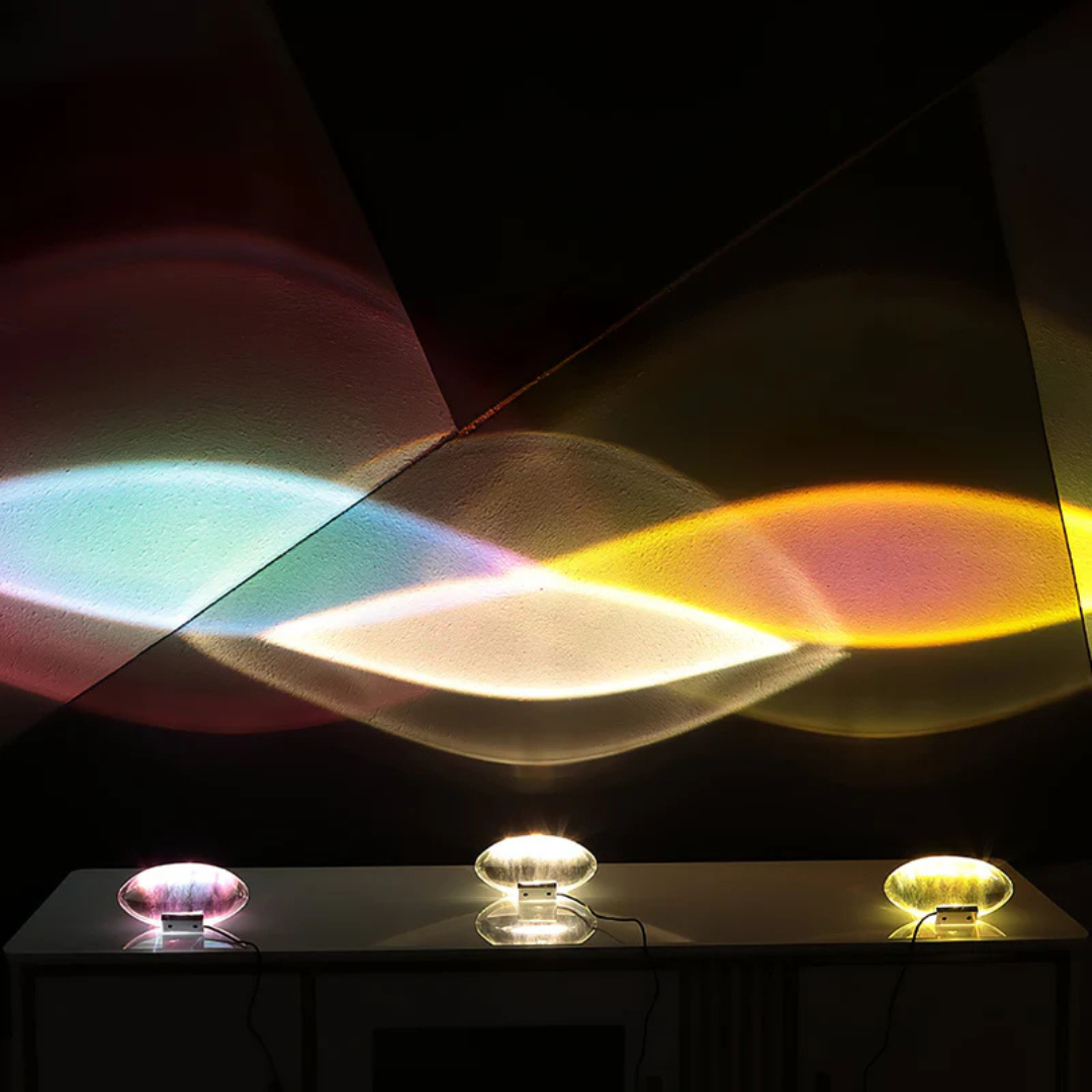 Tischlampe – Design-Lichtprojektion mit stimmungsvollem Effekt