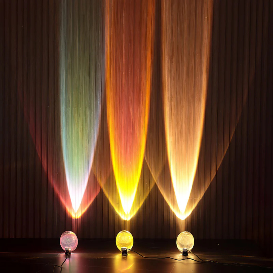 Tischlampe – Design-Lichtprojektion mit stimmungsvollem Effekt