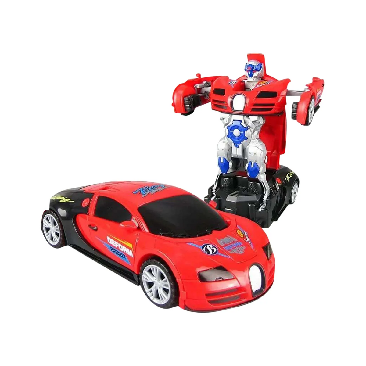 Verwandelbares Roboter-Spielzeugauto für Kinder mit Hinderniserkennung