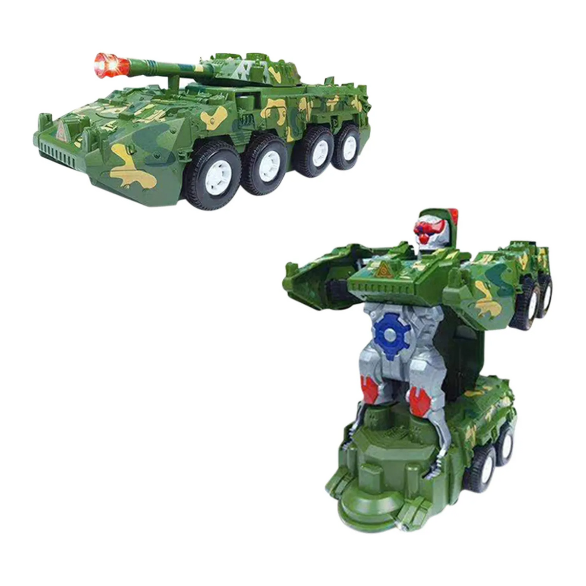 Verwandelbares Roboter-Spielzeugauto für Kinder mit Hinderniserkennung