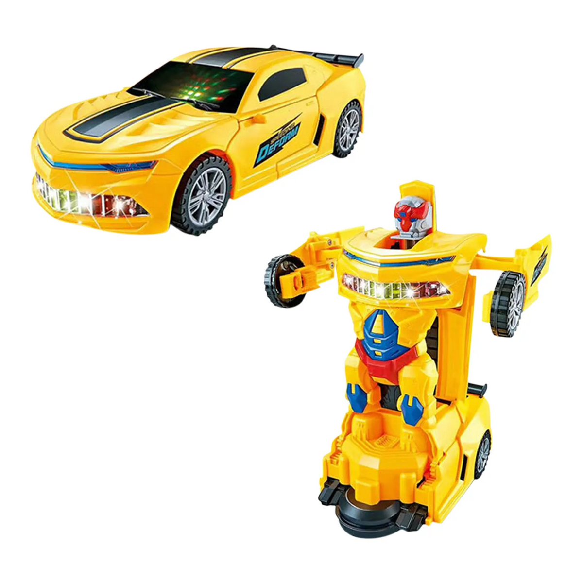 Verwandelbares Roboter-Spielzeugauto für Kinder mit Hinderniserkennung