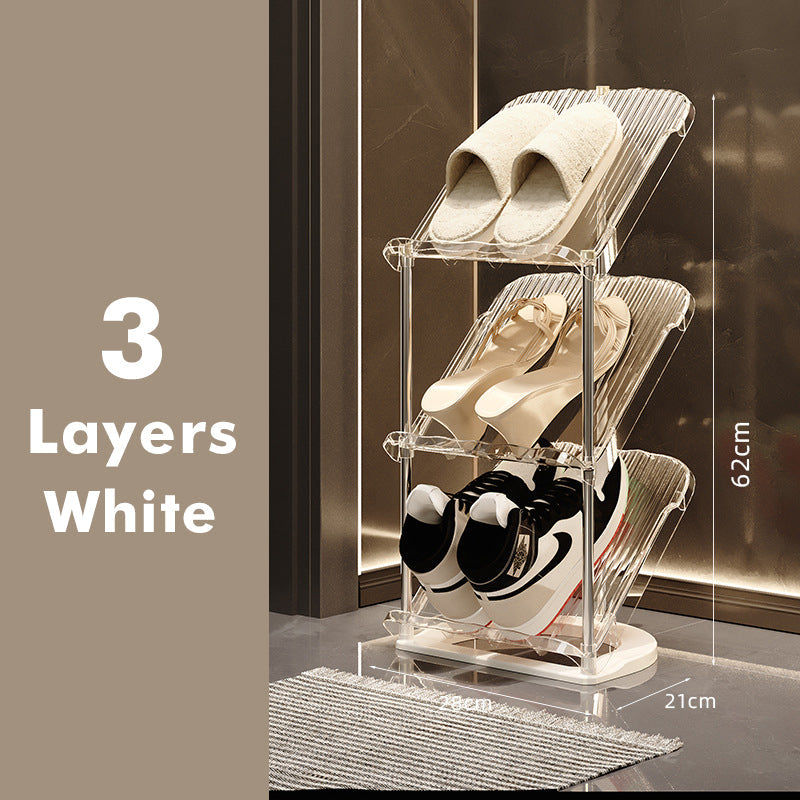 Transparenter, mehrstöckiger Schuh-Organizer