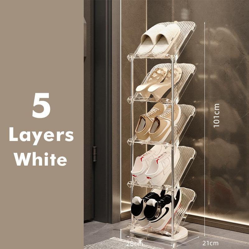 Transparenter, mehrstöckiger Schuh-Organizer