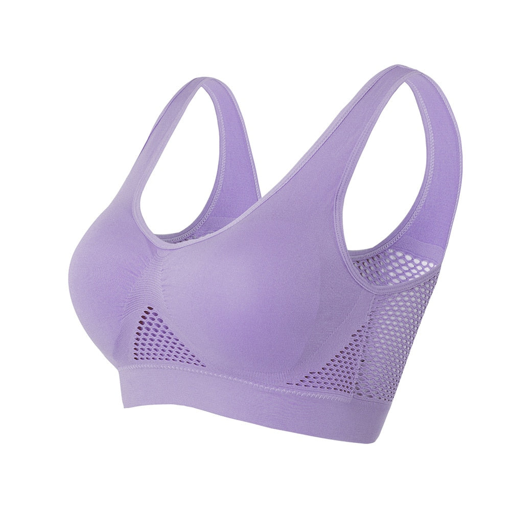 Atmungsaktiver Mesh-Sport-BH